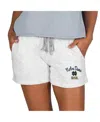 Concepts Sport Women's Ash Notre Dame Fighting Irish Mainstream French Terry Tri-blend Shorts In Gray