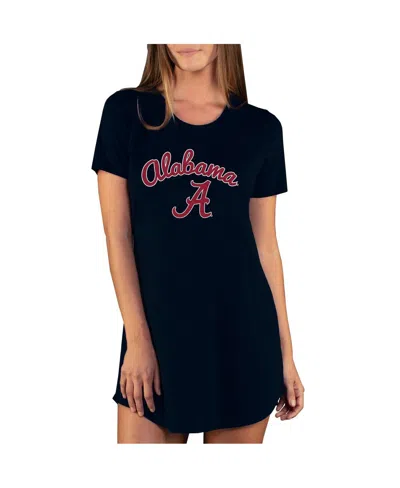Concepts Sport Women's Black Alabama Crimson Tide Marathon Nightshirt