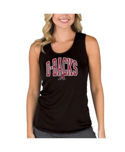 Concepts Sport Women's Black Arizona Diamondbacks Marathon Racerback Tank Top
