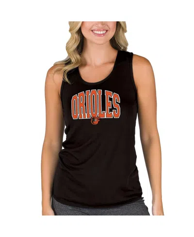 Concepts Sport Women's Black Baltimore Orioles Marathon Racerback Tank Top