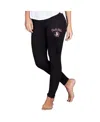 Concepts Sport Women's Black Florida State Seminoles Fraction Essential Leggings In Black