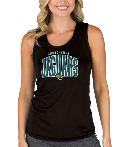 Concepts Sport Women's Black Jacksonville Jaguars Marathon Racer Back Tank Top
