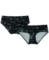 Concepts Sport Women's Black Las Vegas Raiders Mosaic Allover Print Knit Panty In Black
