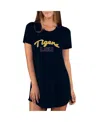 Concepts Sport Women's Black Lsu Tigers Marathon Nightshirt In Black