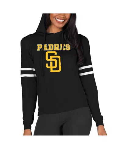 Concepts Sport Women's Black San Diego Padres Marathon Lightweight Lounge Pullover Hoodie