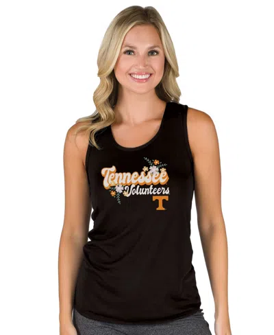 Concepts Sport Women's Black Tennessee Volunteers Marathon Racerback Tank Top