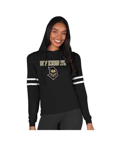 Concepts Sport Women's Black Ucf Knights Marathon Lightweight Lounge Pullover Hoodie