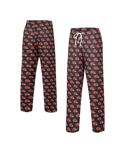 Concepts Sport Women's Brown Cleveland Browns Gauge Allover Print Sleep Pants In Multi