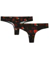 Concepts Sport Women's Brown Cleveland Browns Mosaic All Over Print Thong In Brown