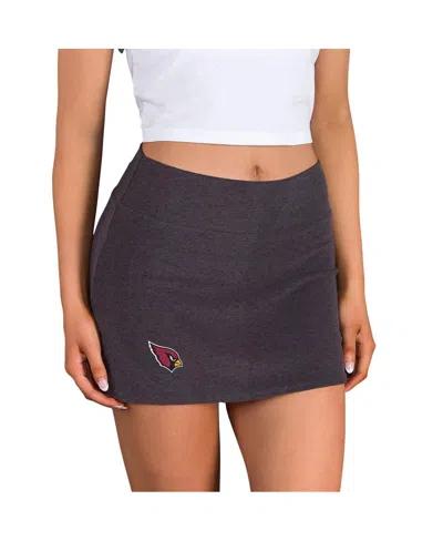 Concepts Sport Women's Charcoal Arizona Cardinals Centerline Knit Skort In Gray
