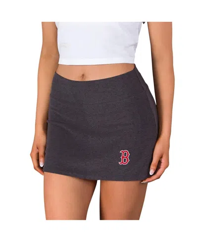 Concepts Sport Women's Charcoal Boston Red Sox Centerline Knit Skort In Gray