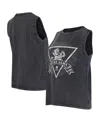 Concepts Sport Women's Charcoal Notre Dame Fighting Irish Distressed Market French Terry Tank Top In Gray