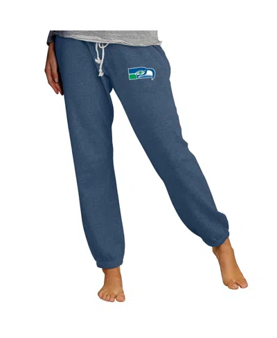 Concepts Sport Women's College Navy Seattle Seahawks Mainstream Lounge Jogger Pants In Blue