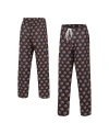 Concepts Sport Women's  Black Cincinnati Bengals Gauge Allover Print Sleep Pants In Black