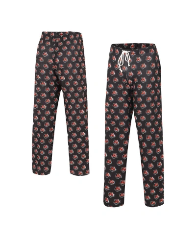 Concepts Sport Women's  Black Cincinnati Bengals Gauge Allover Print Sleep Pants