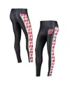Concepts Sport Women's  Black Wisconsin Badgers Dormer Knit Leggings In Black