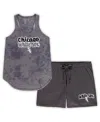 Concepts Sport Women's  Charcoal Chicago White Sox Plus Size Cloud Tank Top And Shorts Sleep Set In Charcoal