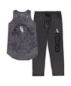 Concepts Sport Women's  Charcoal Chicago White Sox Plus Size Jersey Tank Top And Pants Sleep Set In Charcoal