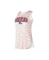 Concepts Sport Women's  Colorado Avalanche Sunray Multicolor Tri-blend Tank Top In Multi