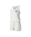 Concepts Sport Cream Milwaukee Brewers Montana Hacci Knit Romper In Cream