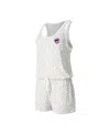 Concepts Sport Cream Chicago Cubs Montana Hacci Knit Romper In Cream