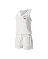 Concepts Sport Women's  Cream St. Louis Cardinals Montana Hacci Knit Romper In Cream