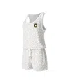 Concepts Sport Cream Milwaukee Brewers Montana Hacci Knit Romper In Cream