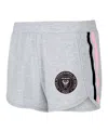 Concepts Sport Women's  Gray Inter Miami Cf Cedar Tri-blend Shorts In Gray