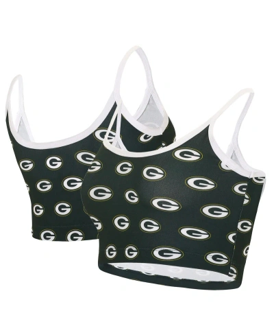 Concepts Sport Women's  Green Green Bay Packers Gauge Lounge Bralette
