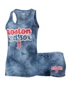 Concepts Sport Women's  Navy Boston Red Sox Billboard Racerback Tank Top And Shorts Set In Navy