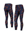 Concepts Sport Navy Chicago Bears Breakthrough Allover Print Leggings In Navy
