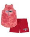 Concepts Sport Women's  Red St. Louis Cardinals Plus Size Cloud Tank Top And Shorts Sleep Set In Red