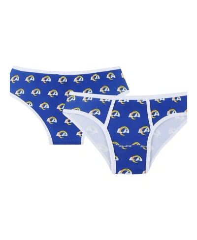 Concepts Sport Women's  Royal Los Angeles Rams Gauge Allover Print Knit Panties