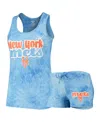 Concepts Sport Women's  Royal New York Islanders Billboard Racerback Tank Top And Shorts Set In Royal