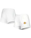 Concepts Sport Women's  White Los Angeles Lakers Sunray Shorts In White