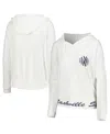 Concepts Sport Women's  White Nashville Sc Accord Hoodie Long Sleeve Top In White