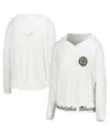 Concepts Sport Women's  White Philadelphia Union Accord Hoodie Long Sleeve Top In White