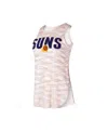 Concepts Sport Women's  White Phoenix Suns Sunray Tank Top In White