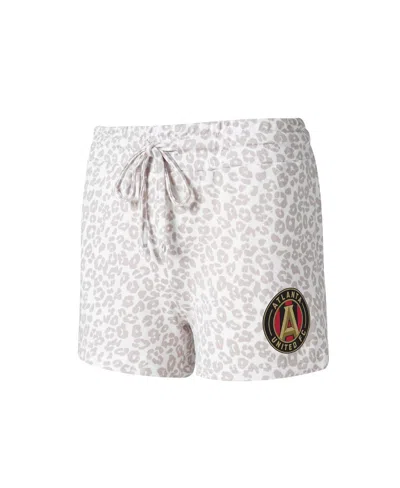 Concepts Sport Women's Cream Atlanta United Fc Accord Shorts In Gold