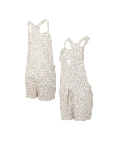 CONCEPTS SPORT WOMEN'S CREAM BALTIMORE ORIOLES MONTANA HACCI KNIT ROMPER OVERALLS