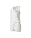 Concepts Sport Women's Cream New York Mets Montana Hacci Knit Romper In Cream