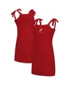 Concepts Sport Women's Crimson Alabama Crimson Tide Tie-shoulder Nightdress In Red
