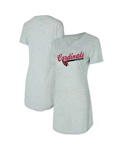 Concepts Sport Women's Gray Arizona Cardinals Petition Knit Nightshirt