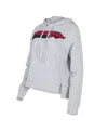 Concepts Sport Women's Gray Arkansas Razorbacks Cedar Tri-blend Raglan Pullover Hoodie In Gray
