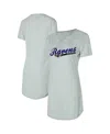 Concepts Sport Women's Gray Baltimore Ravens Petition Knit Nightshirt In Gray