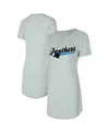 Concepts Sport Women's Gray Carolina Panthers Petition Knit Nightshirt In Gray