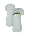 Concepts Sport Women's Gray Cincinnati Bengals Petition Knit Nightshirt In Gray