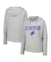 Concepts Sport Women's Gray Fc Cincinnati Juniper Long Sleeve Hoodie T-shirt In Gray
