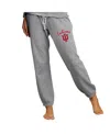 Concepts Sport Women's Gray Indiana Hoosiers Mainstream Knit Jogger Pants In Gray
