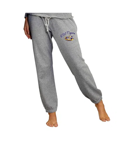 Concepts Sport Women's Gray Lsu Tigers Mainstream Knit Jogger Pants